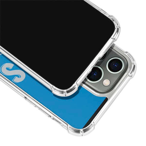 NFL Detroit Lions Helmet iPhone 15 Pro Clear Case